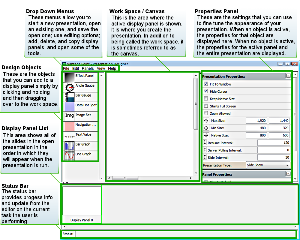 Presentation Designer Map and Legend